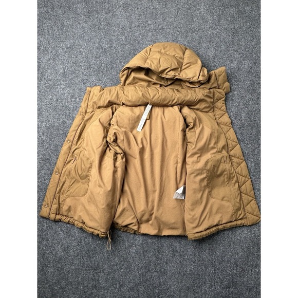 Womens Lululemon Wonder Puff 600 Fill Down Brown Cropped Vest, Size 4 - Picture 5 of 9